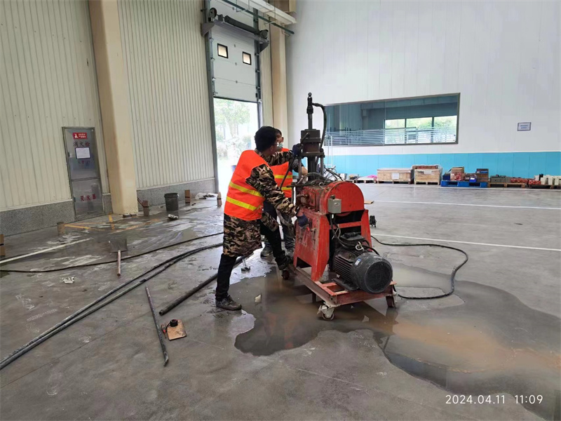 河南厂房地面下沉塌陷注浆加固施工